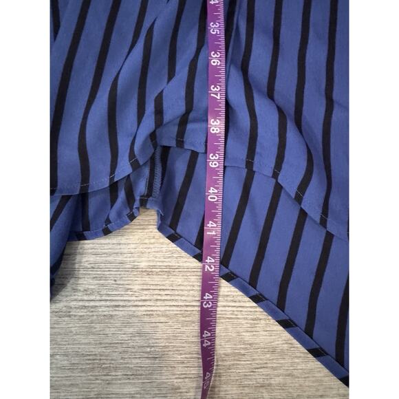 NWT Reformation Savanah Dress Blue striped Sundress Women's Size 0 - Picture 13 of 15